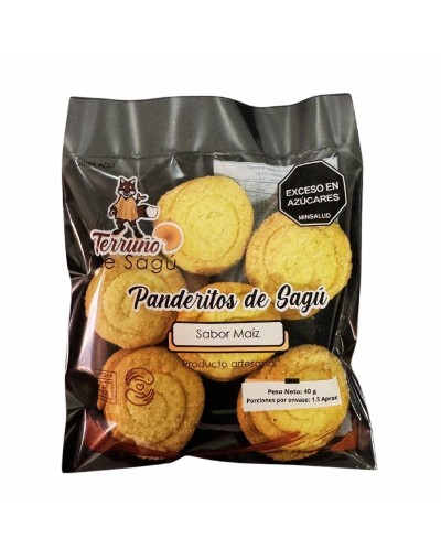 Panderitos de Sagú sabor Maíz 40 gramos