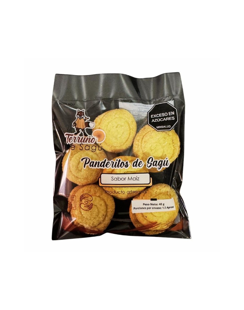 Panderitos de Sagú sabor Maíz 40 gramos