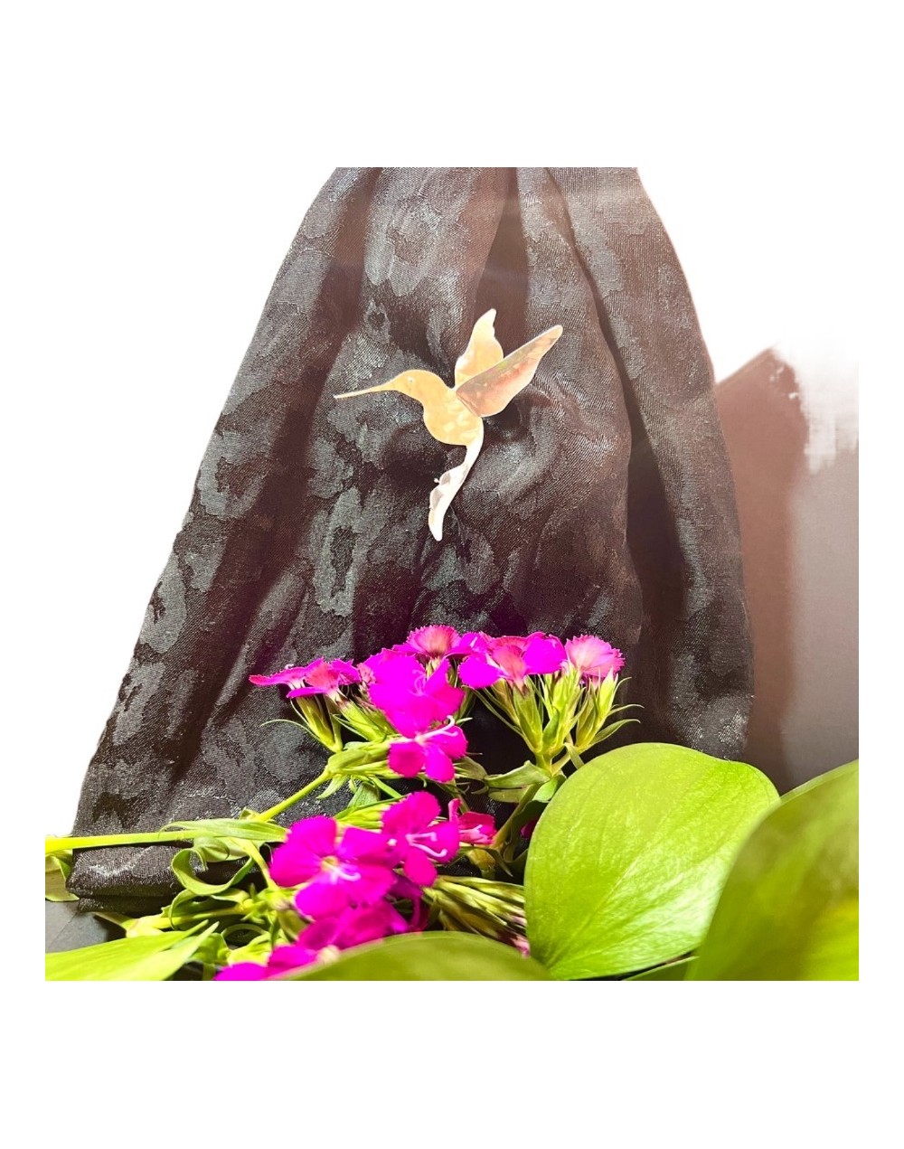 Prendedor o Broche Colibrí Vuelo de la Naturaleza
