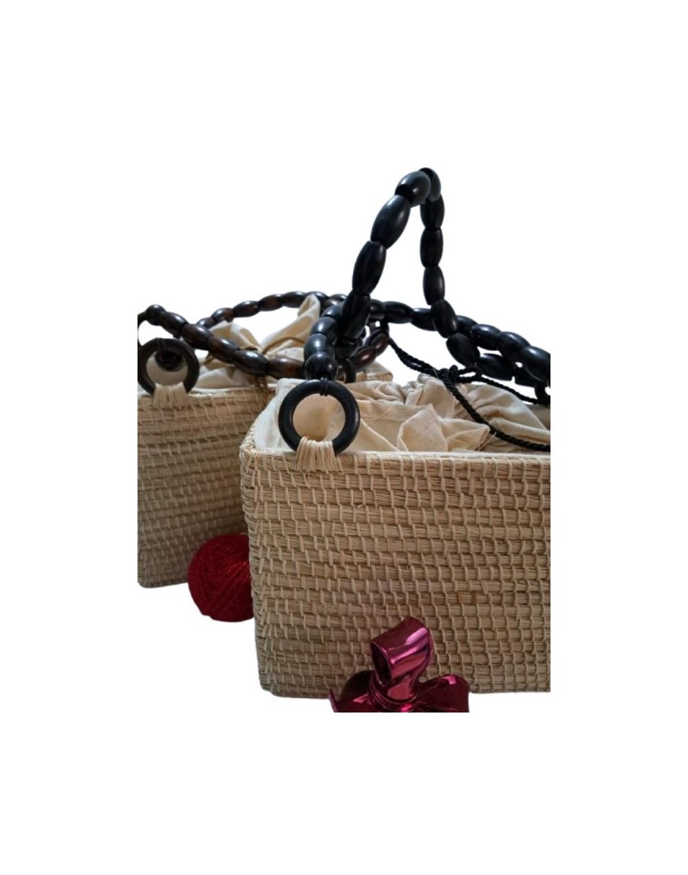 Bolsos en palma de iraca