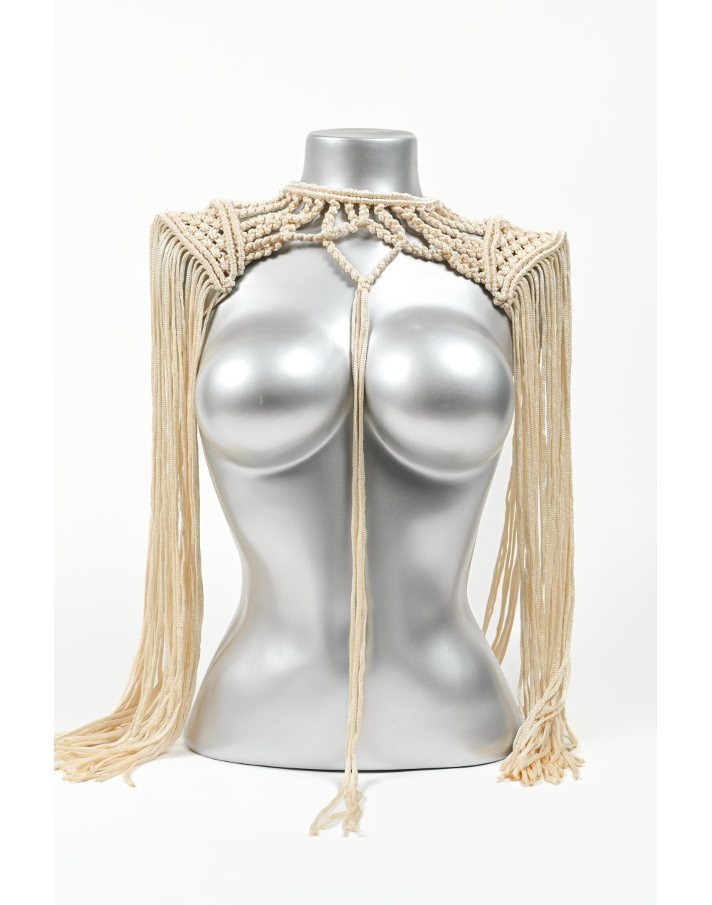 Hombreras en macrame