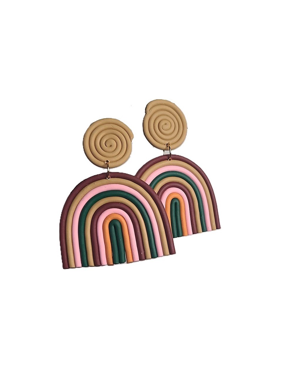 Maxi Aretes arcoíris 