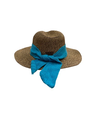 Fedora fibra diseño Crochet