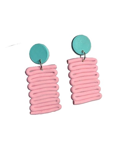 Aretes chicle rosa