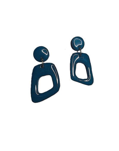 Aretes turquesa oscuro