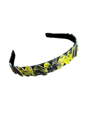 Diadema Love en cuero