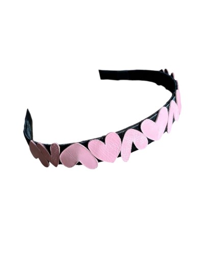 Diadema Love en cuero