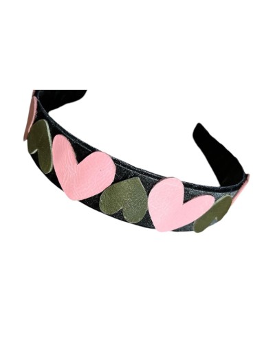 Diadema Love en cuero