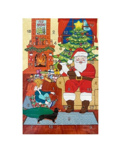 Calendario de Adviento de Chocolates Papá Noel