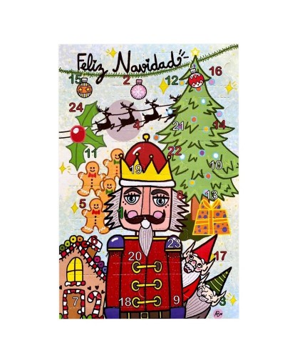 Calendario de Adviento de Chocolates Cascanueces