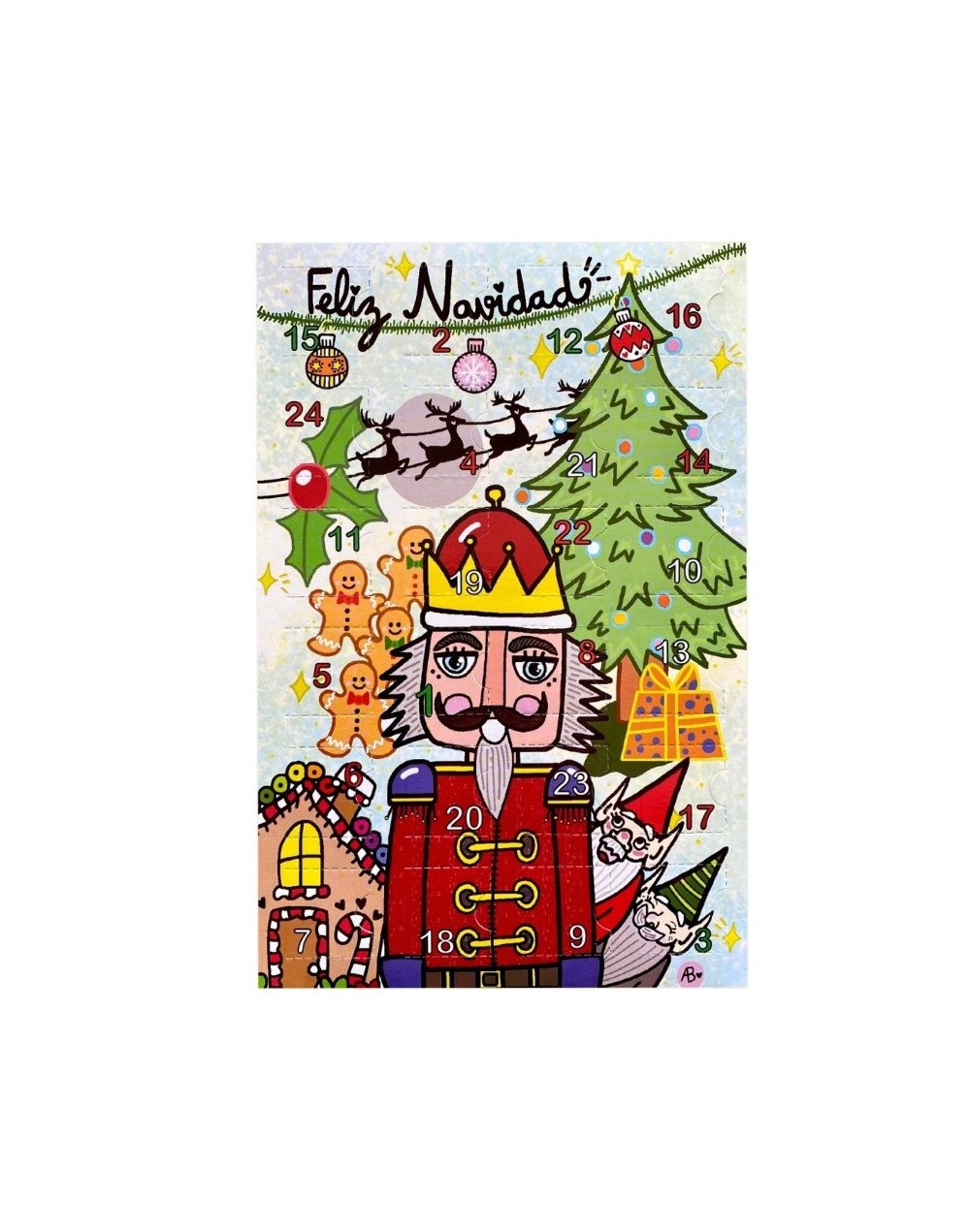 Calendario de Adviento de Chocolates Cascanueces