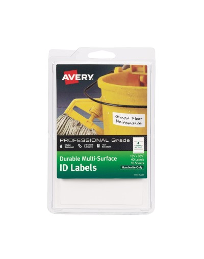 Avery®Etiquetas de identificación multisuperficie durables 61522
