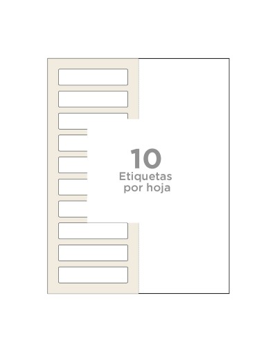 Avery®Etiquetas de identificación autolaminadas 00757