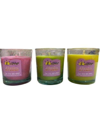 Vela aromática de cera de soya tipo Old Fashion