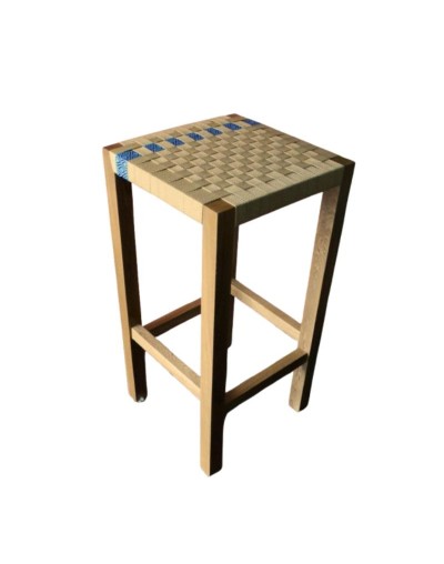 Silla de Bar Coleta Azul