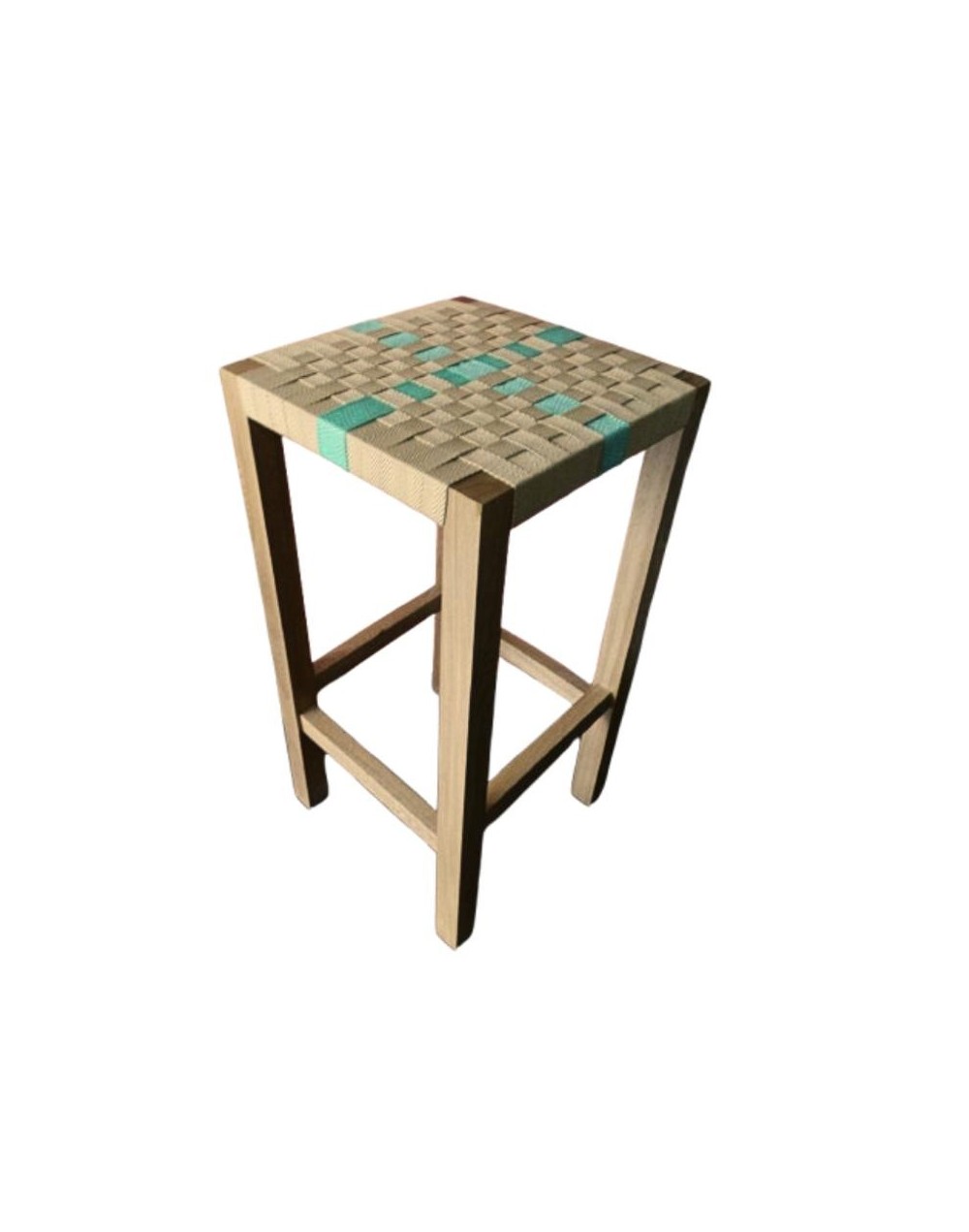 Silla de Bar Coleta Doble Verde