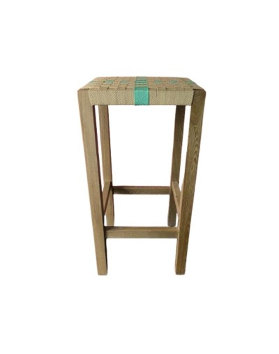 Silla de Bar Coleta Doble Verde