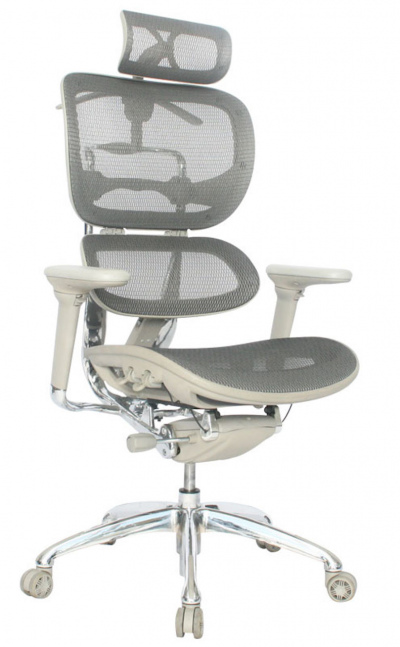 Silla presidencial ergohuman lujo marco - gris | sillas de oficina | muebles 4office