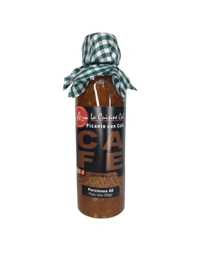 Salsa picante con Café 250g