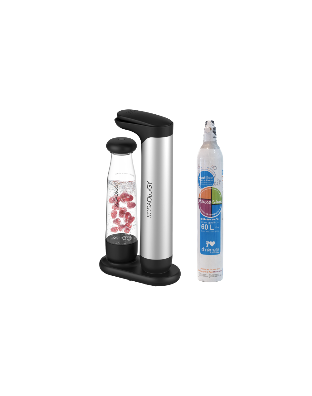Máquina para gasificar bebidas SODAOLOGY
