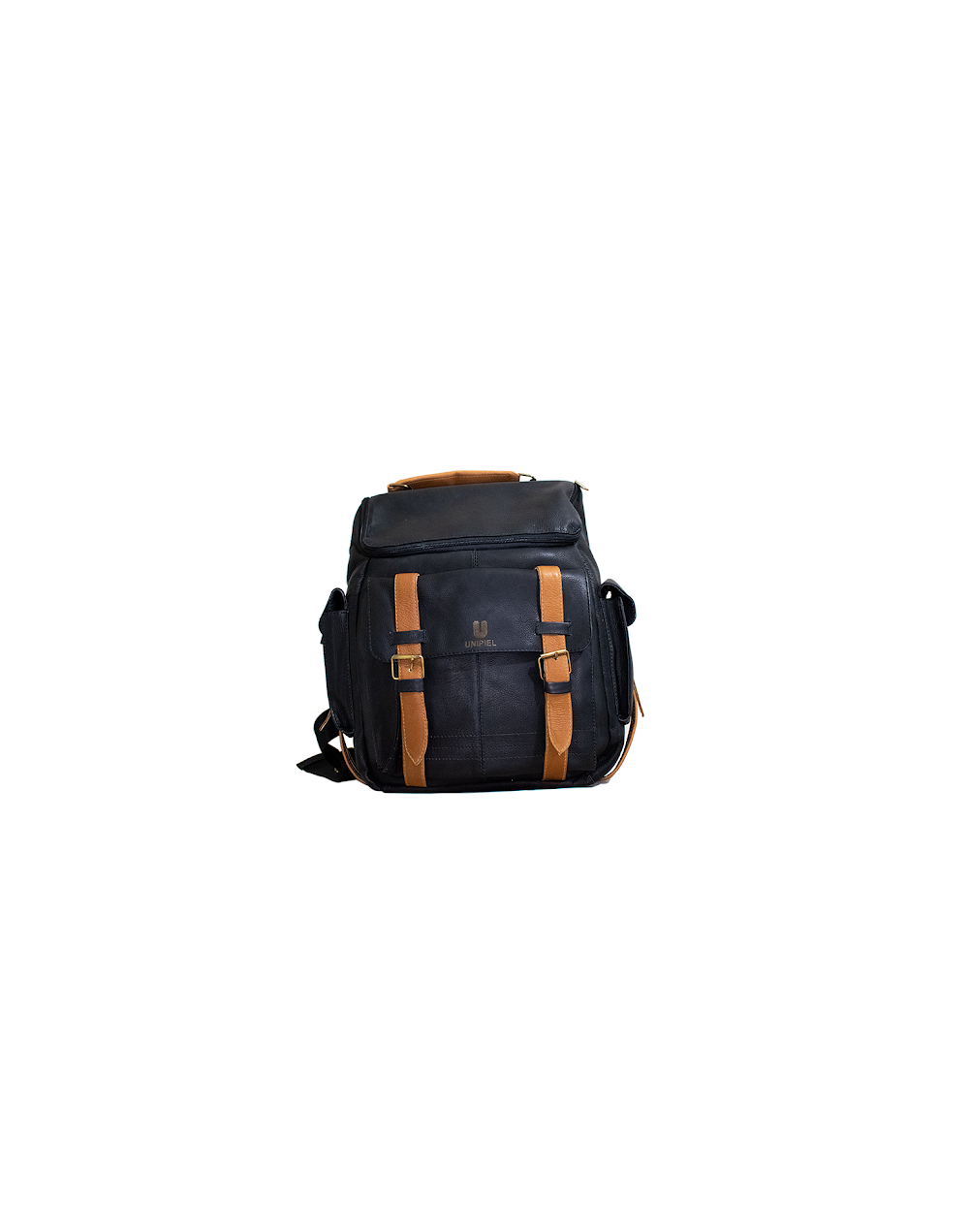 Morral en cuero vacuno