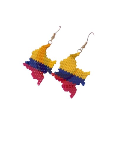 aretes mapa de colombia