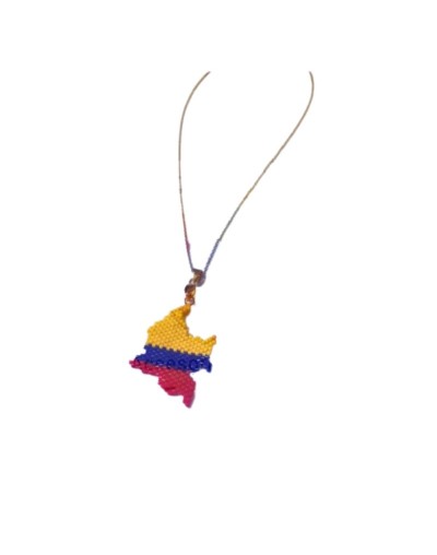 collar mapa de colombia