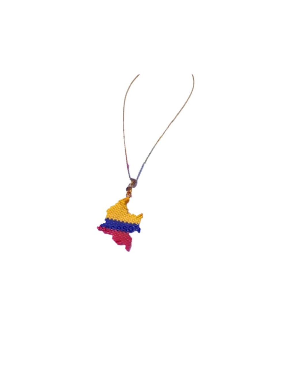 collar mapa de colombia