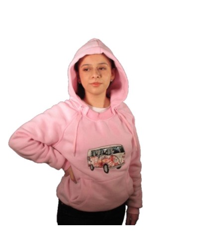 HOODIE EN ALGODON PERCHADO 