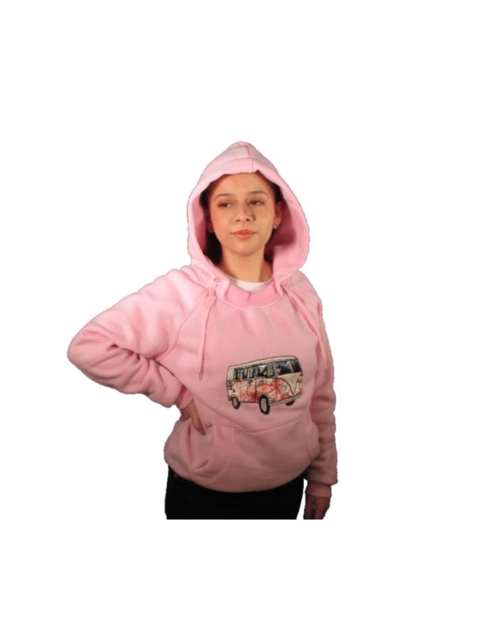 HOODIE EN ALGODON PERCHADO 
