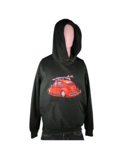 HOODIE EN ALGODON PERCHADO 