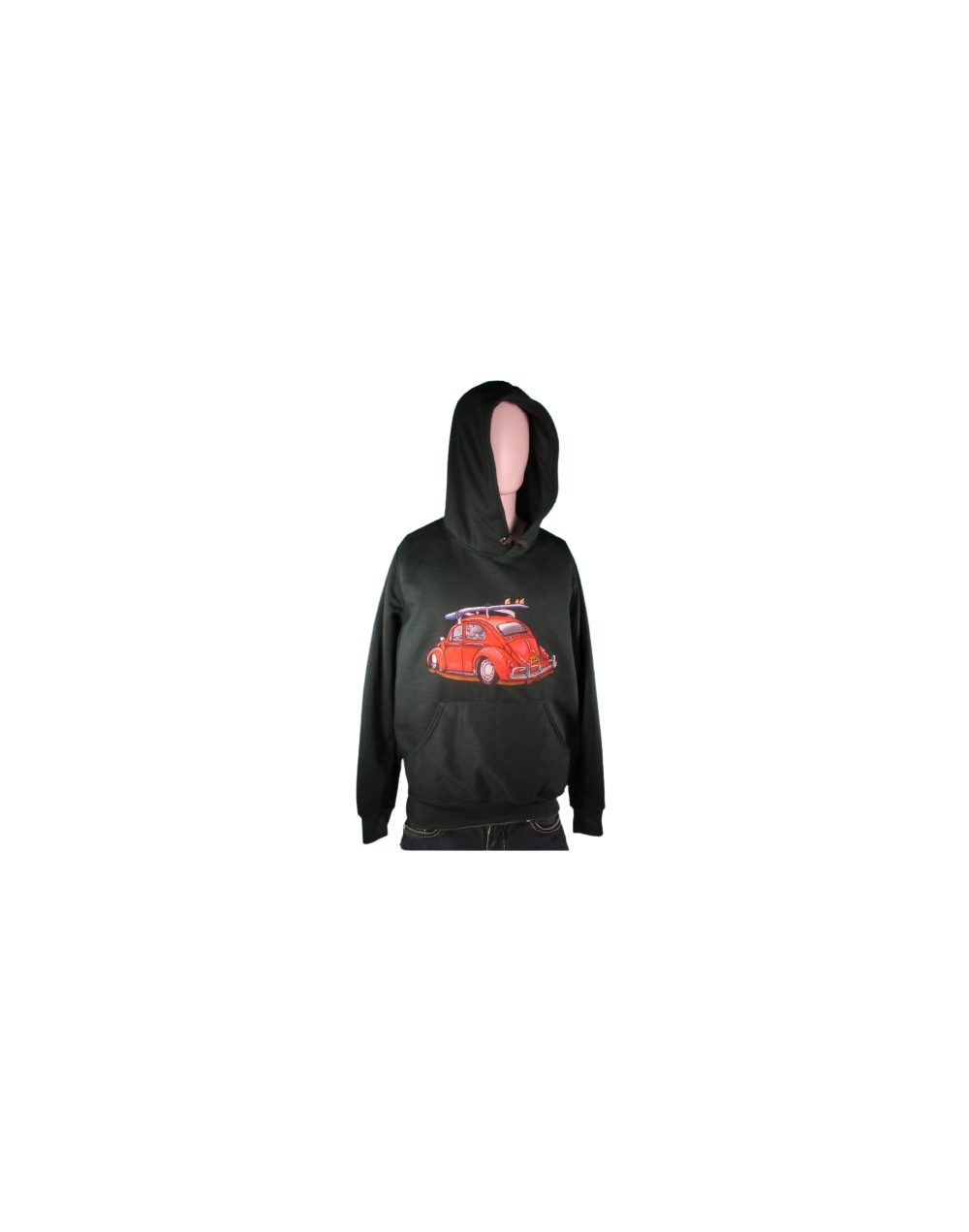 HOODIE EN ALGODON PERCHADO 