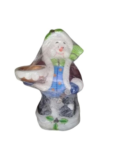 muñeco nieve 60 cm con luces