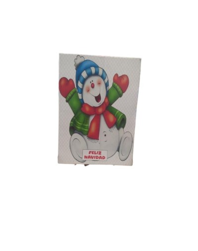 muñeco nieve 60 cm con luces