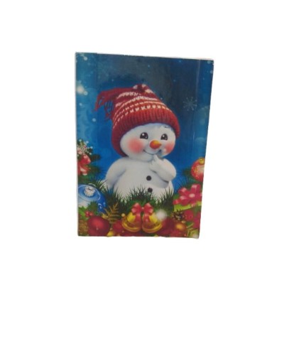 muñeco nieve 60 cm con luces