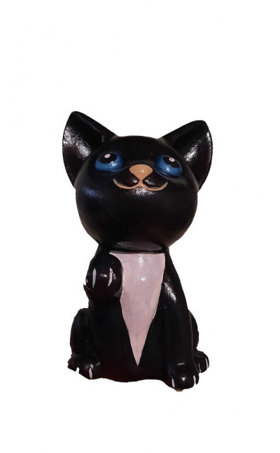 Gato black cerámica