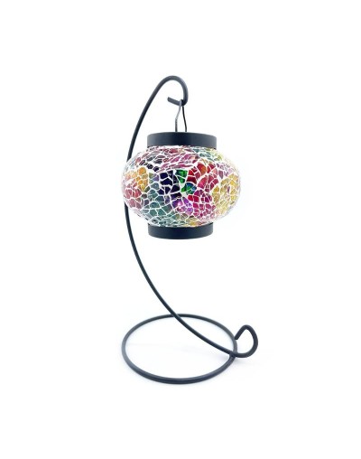Portavela en Mosaico con Soporte