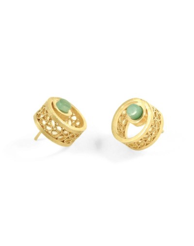 Aretes plaza esmeralda