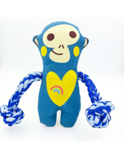 Peluche de halar para perros grandes, mono, de toysbusters