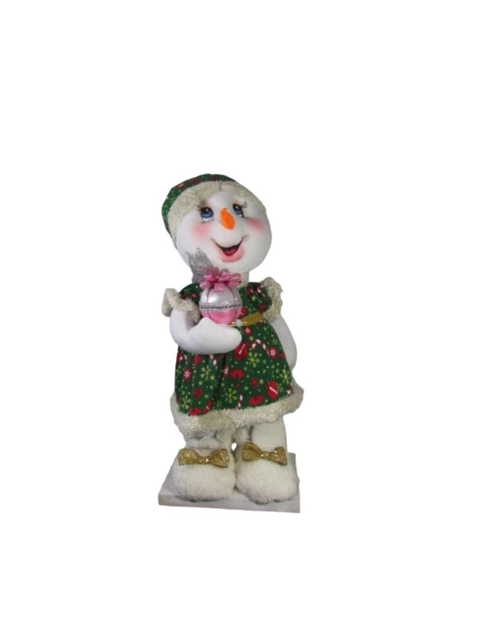 MUÑECA DE NIEVE NAVIDEÑA
