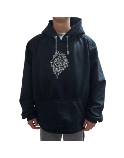 HOODIE EN ALGODON PERCHADO 