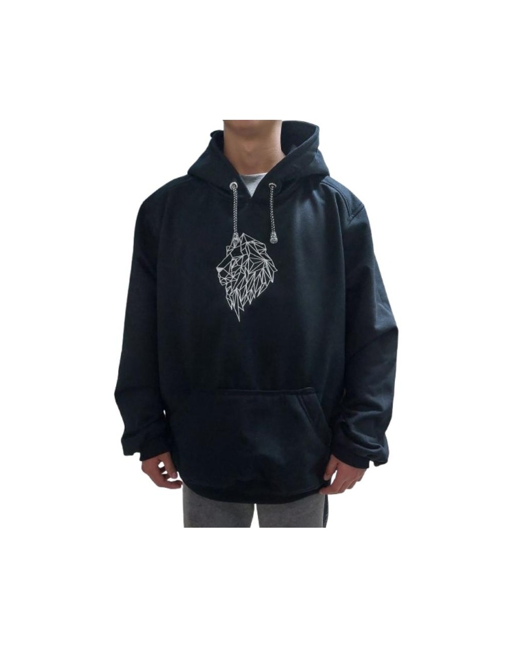 HOODIE EN ALGODON PERCHADO 
