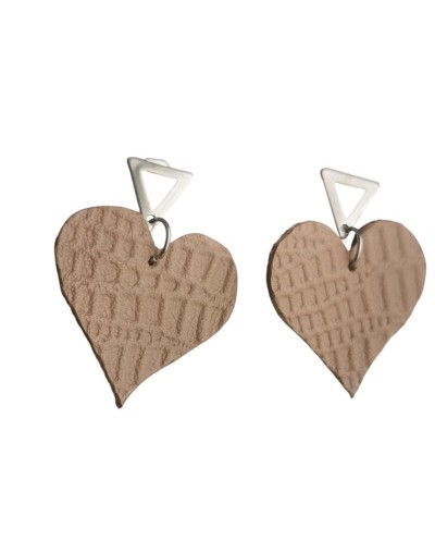 Aretes en cuero LAILA