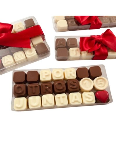 Chocolate dulce / Caja por 21 cubos