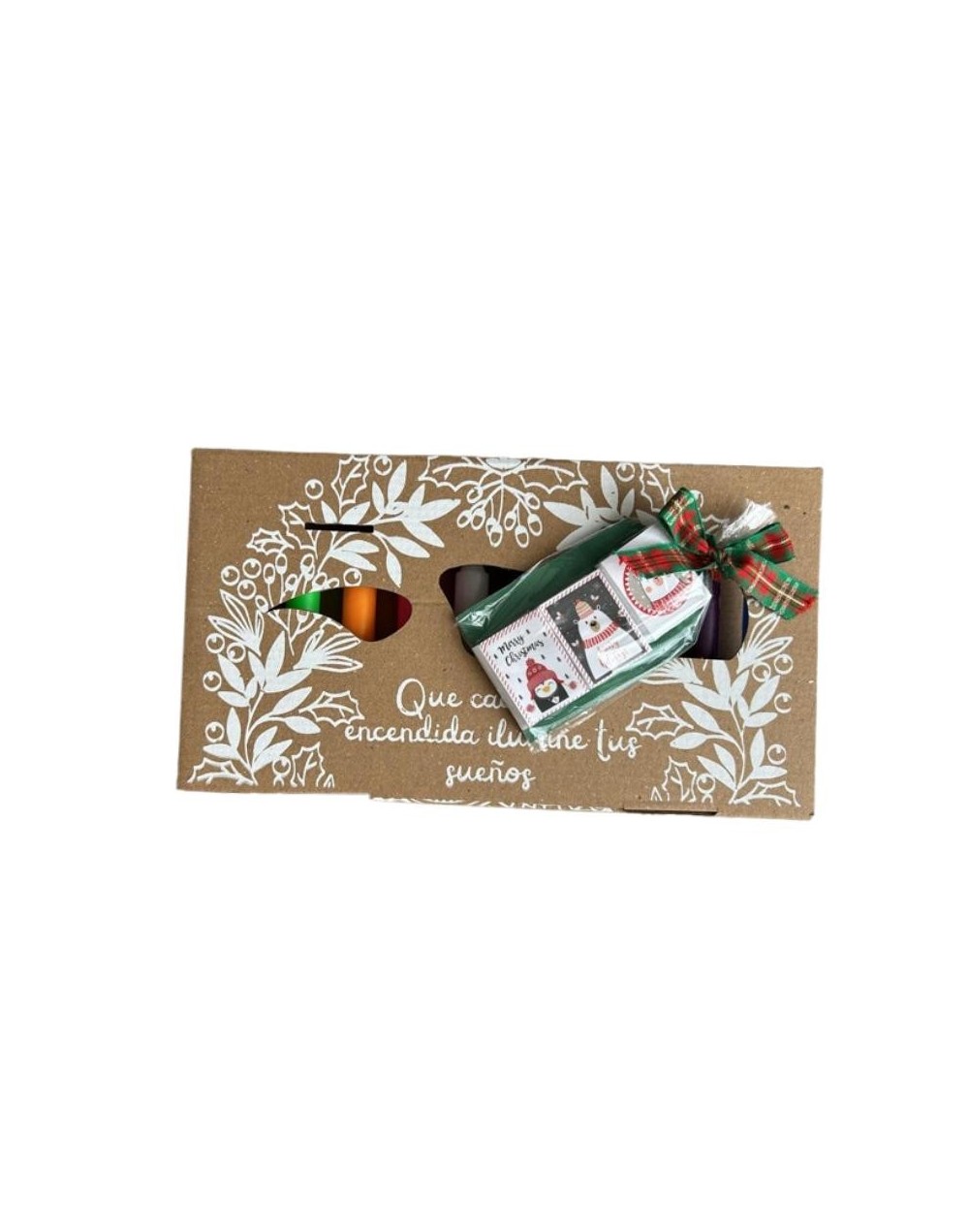 Chocolate dulce / caja de velitas con mini chocotabletas