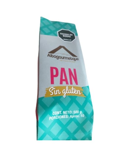 Pan sin gluten 500gr