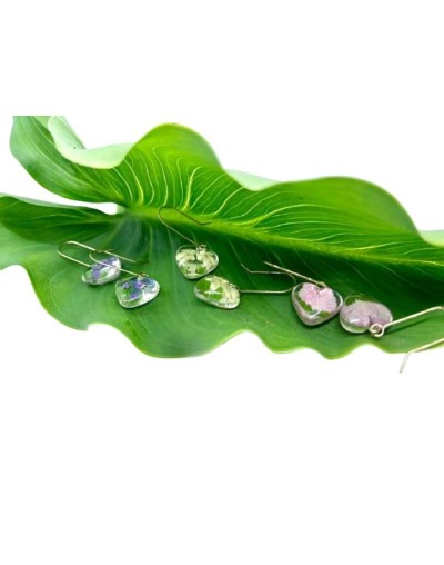 Aretes en forma de corazón