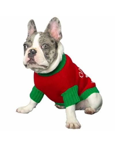  sueter navideño perro