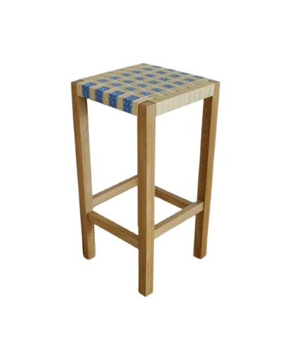"Silla de Bar Coleta Media Azul - Muebles de Alta Calidad | Compra en Línea Ahora"