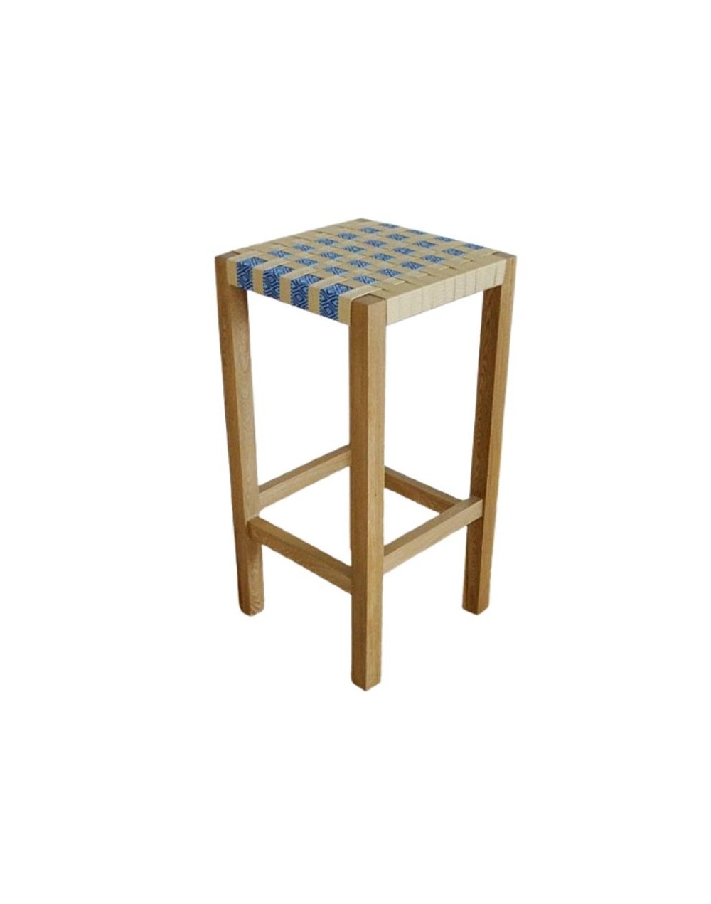"Silla de Bar Coleta Media Azul - Muebles de Alta Calidad | Compra en Línea Ahora"
